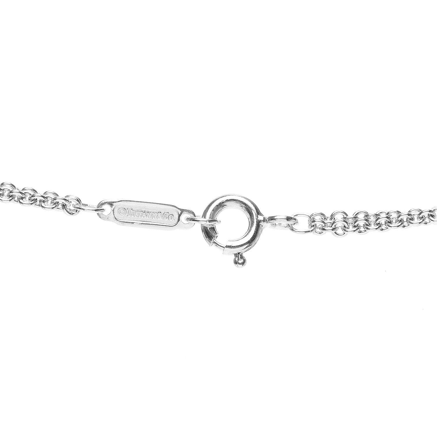 Tiffany Sterling Silver Infinity Pendant Necklace 6 of 6