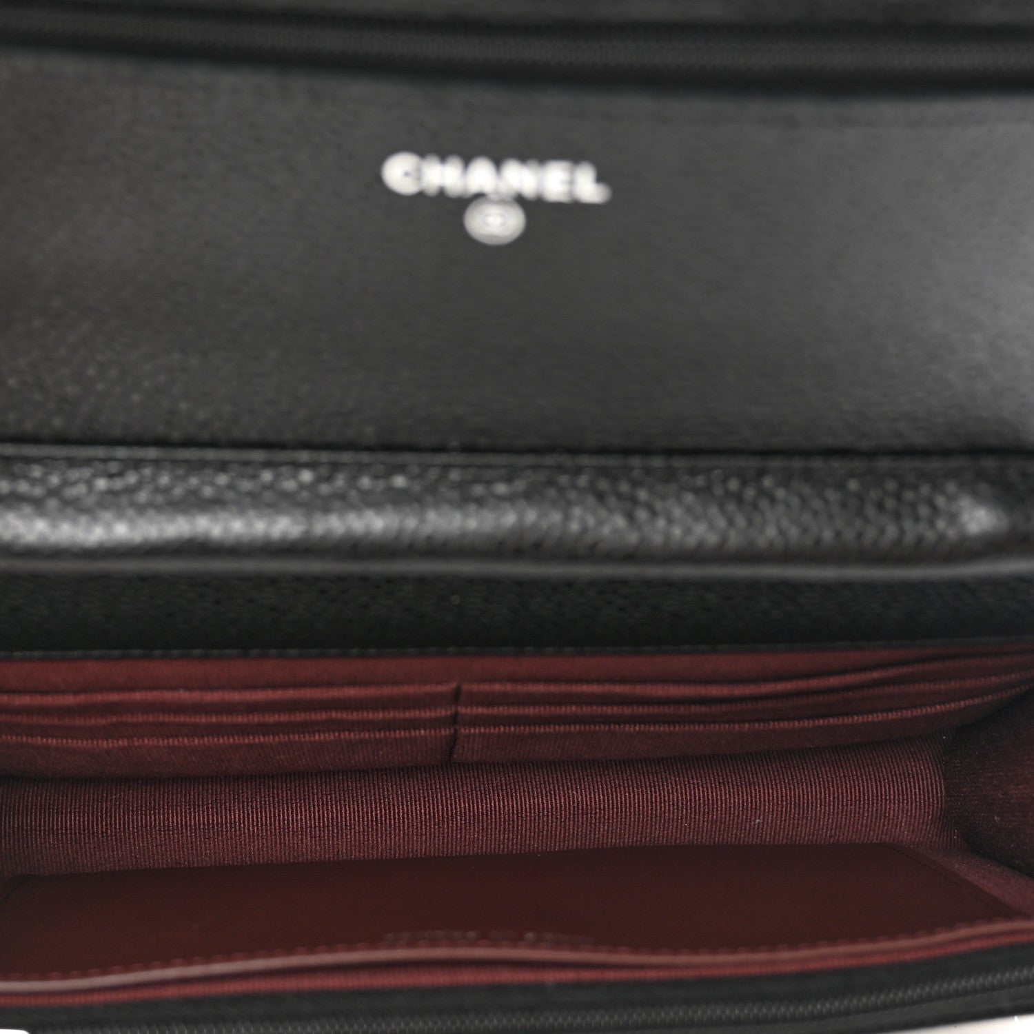 Chanel Caviar Quilted Wallet on Chain WOC Black 6 of 11