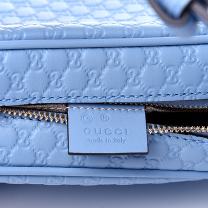Gucci Microguccissima Mini Bree Messenger Bag Mineral Blue 6 of 11