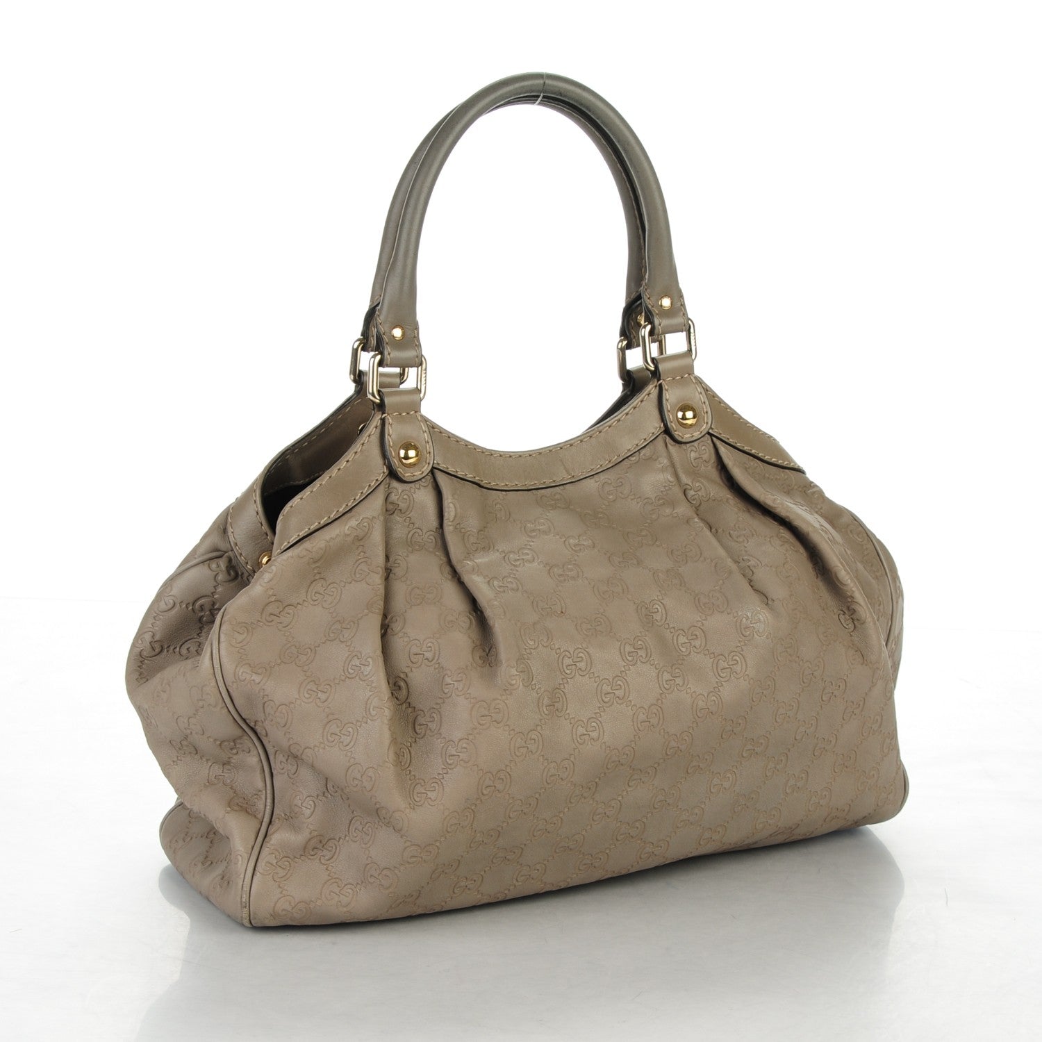 Gucci Guccissima Medium Sukey Tote Taupe 3 of 8