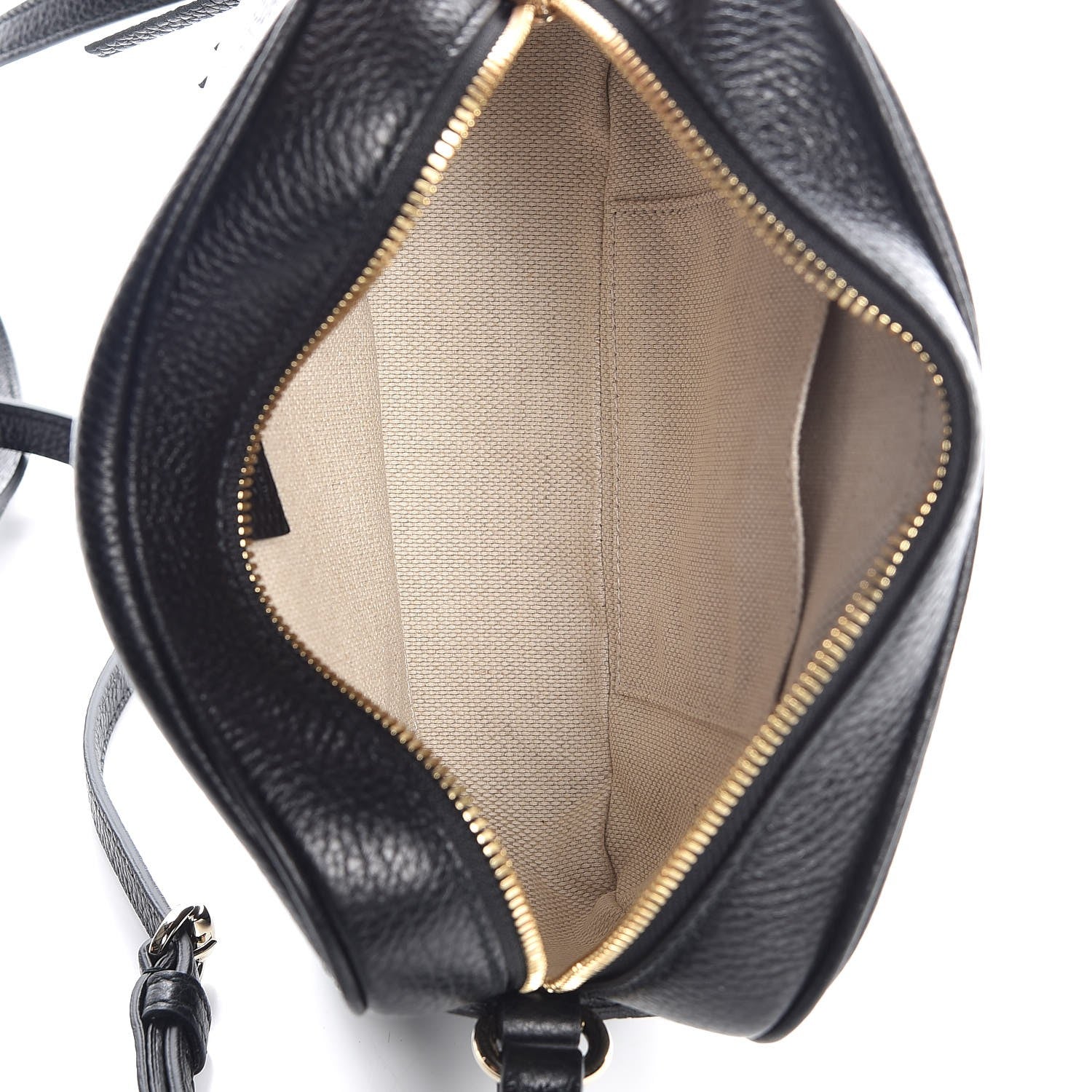 Gucci Pebbled Calfskin Small Soho Disco Bag Black 5 of 7