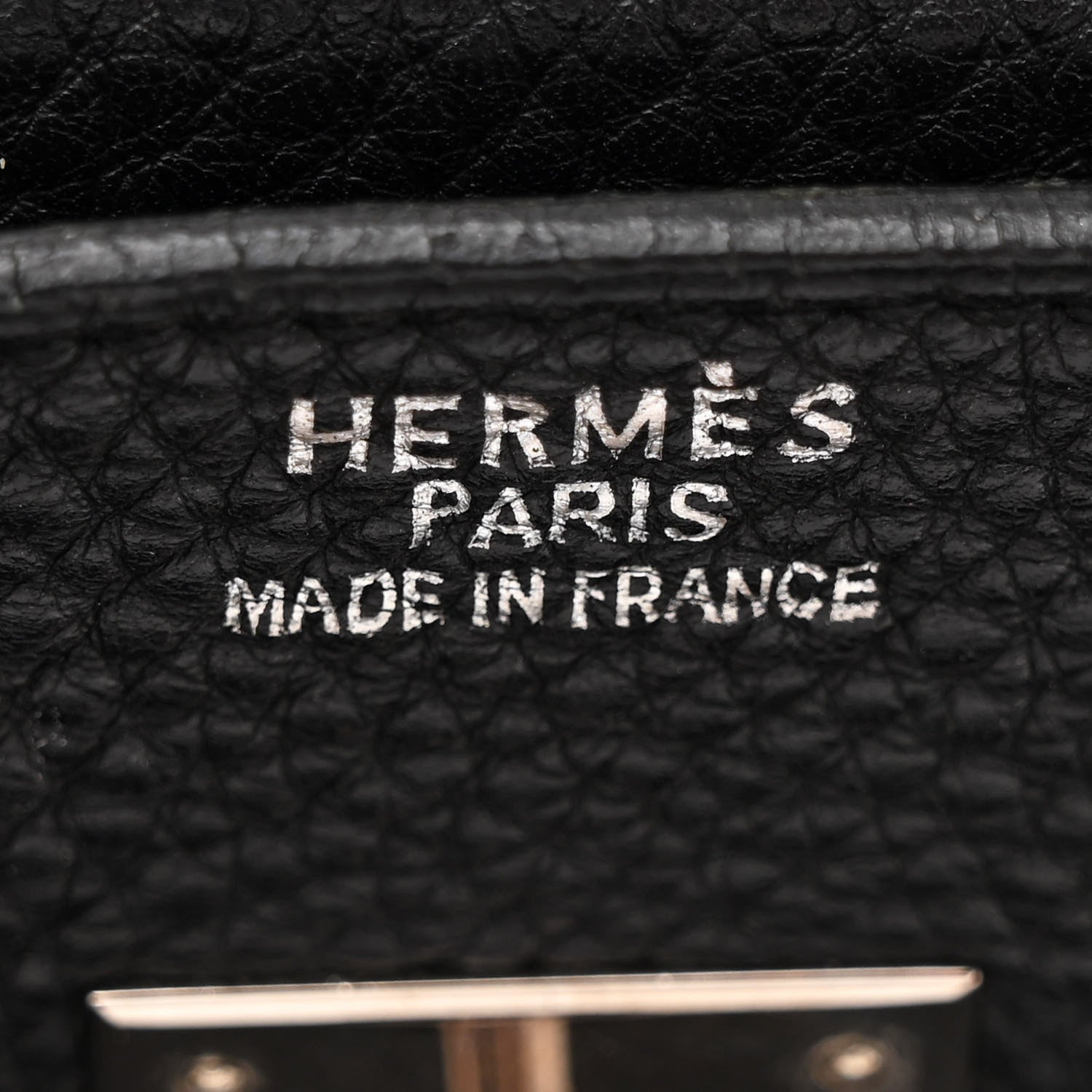 Hermes Taurillon Clemence Birkin 35 Black 6 of 19