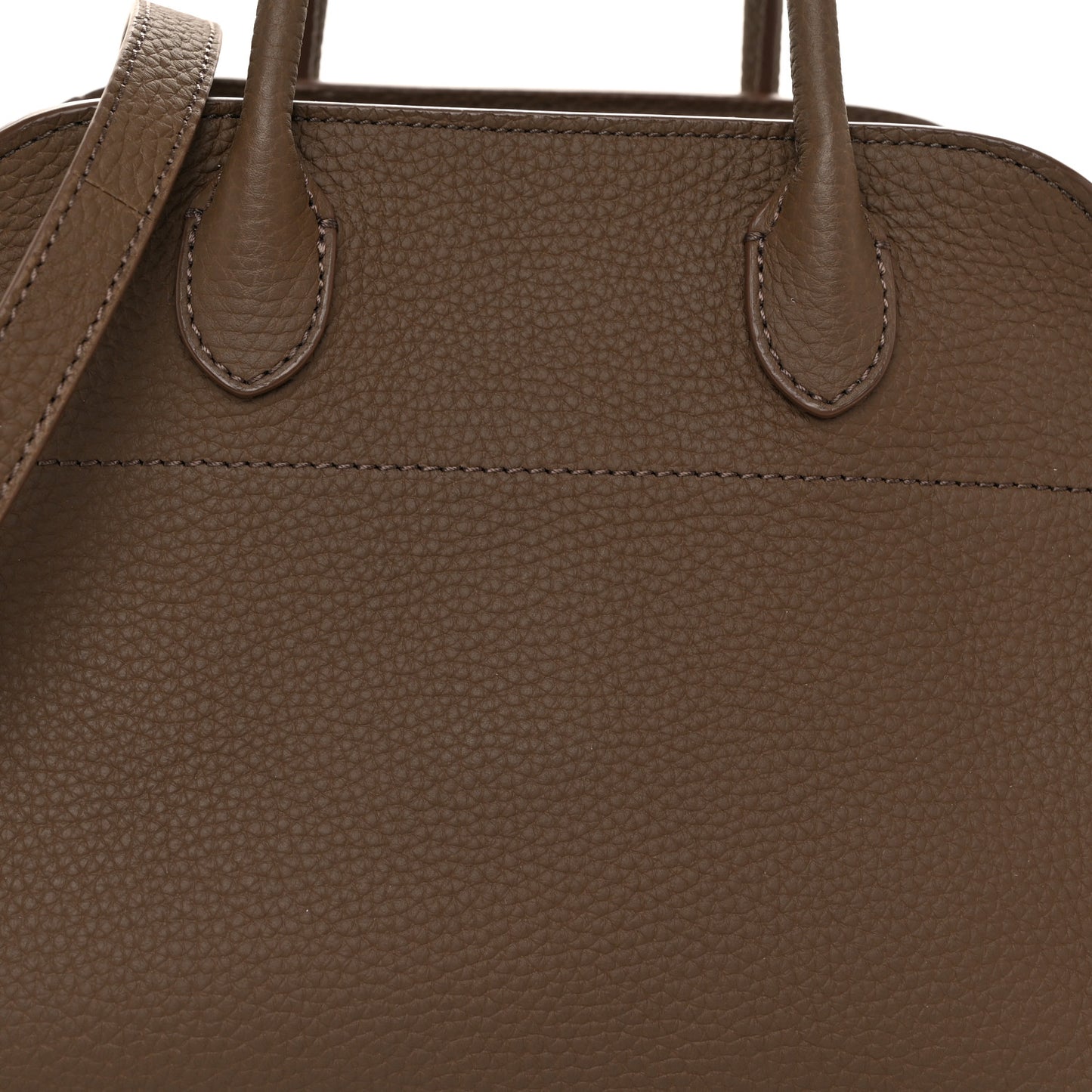 Grained Calfskin Soft Margaux 10 Bag Dark Olive