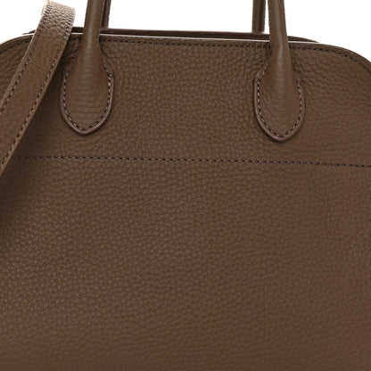 The Row Grained Calfskin Soft Margaux 10 Bag Dark Olive 7 of 10