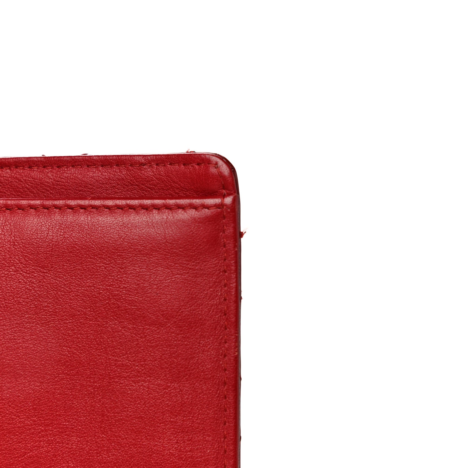 Chanel Patent Quilted Brilliant Yen Wallet Red 14 of 19