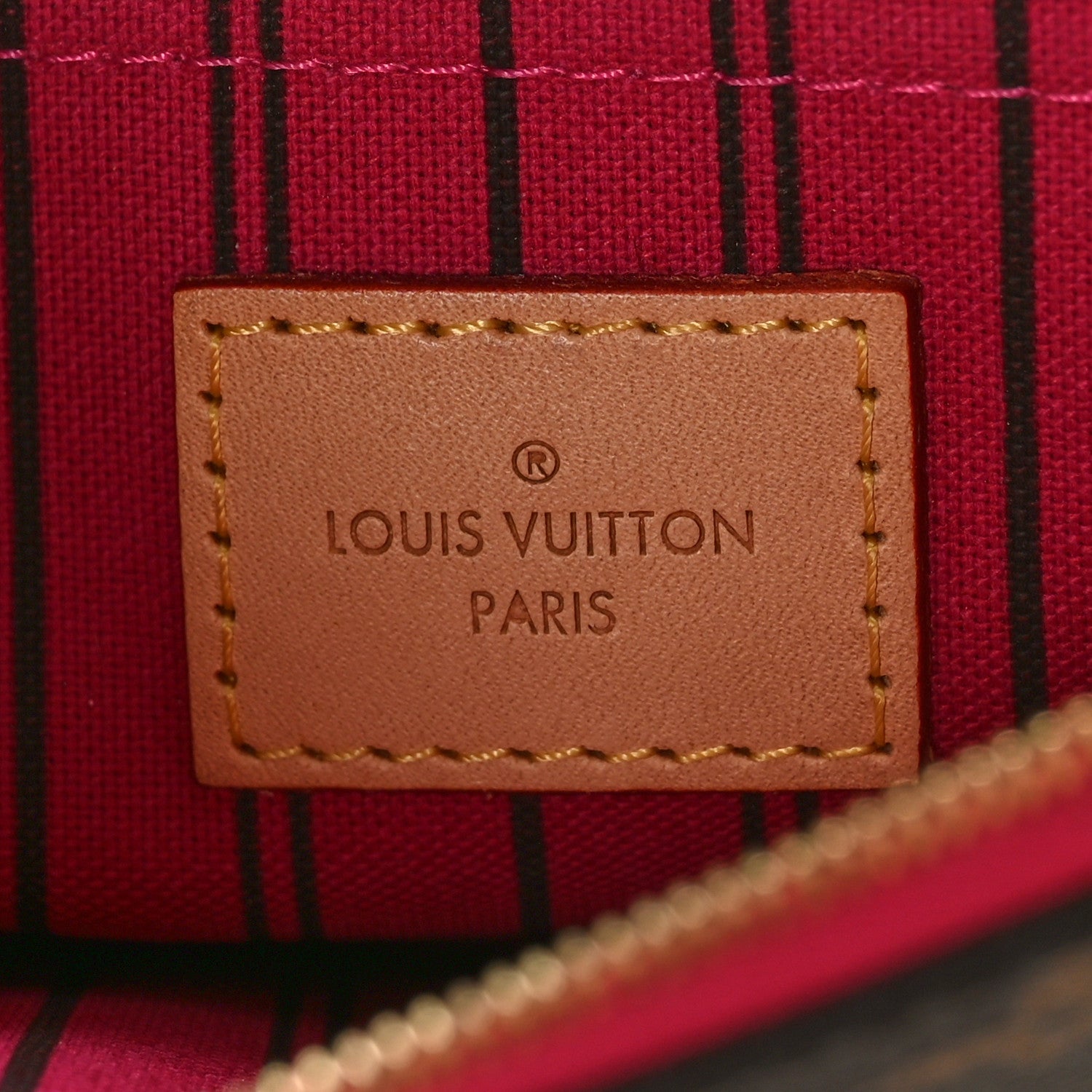 Louis Vuitton Monogram Neverfull MM GM Pochette Pivoine 6 of 8