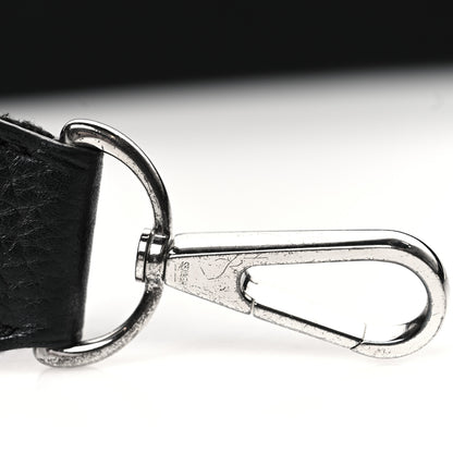 Hermes Toile Taurillon Clemence Shoulder Strap Black 5 of 6