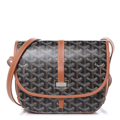 Goyard Goyardine Belvedere II PM Messenger Bag Black Gold 1 of 8