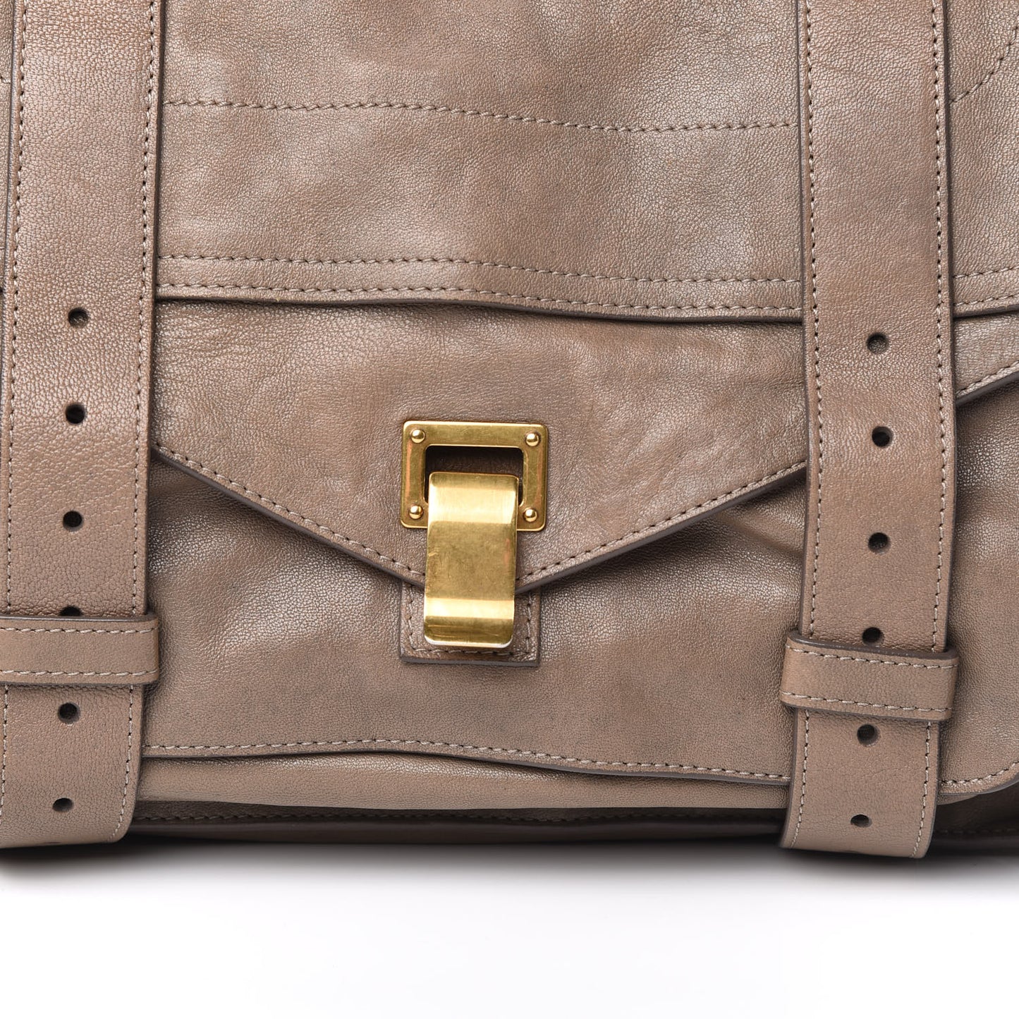 Lambskin Medium PS1 Satchel Smoke