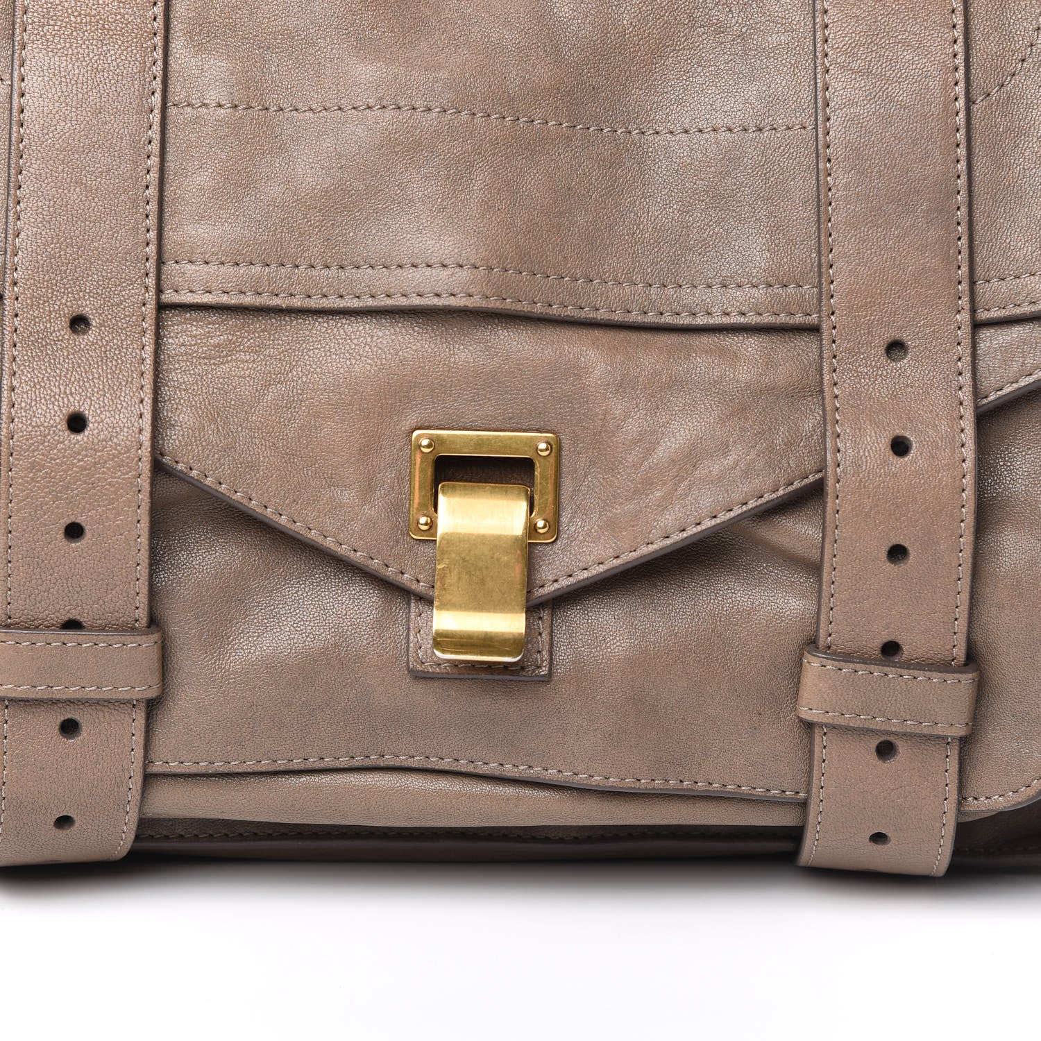 Proenza Schouler Lambskin Medium PS1 Satchel Smoke 11 of 11