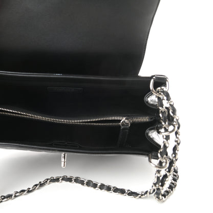 Chanel Patent Quilted Large Coco Shine Accordion Flap Black 5 of 11