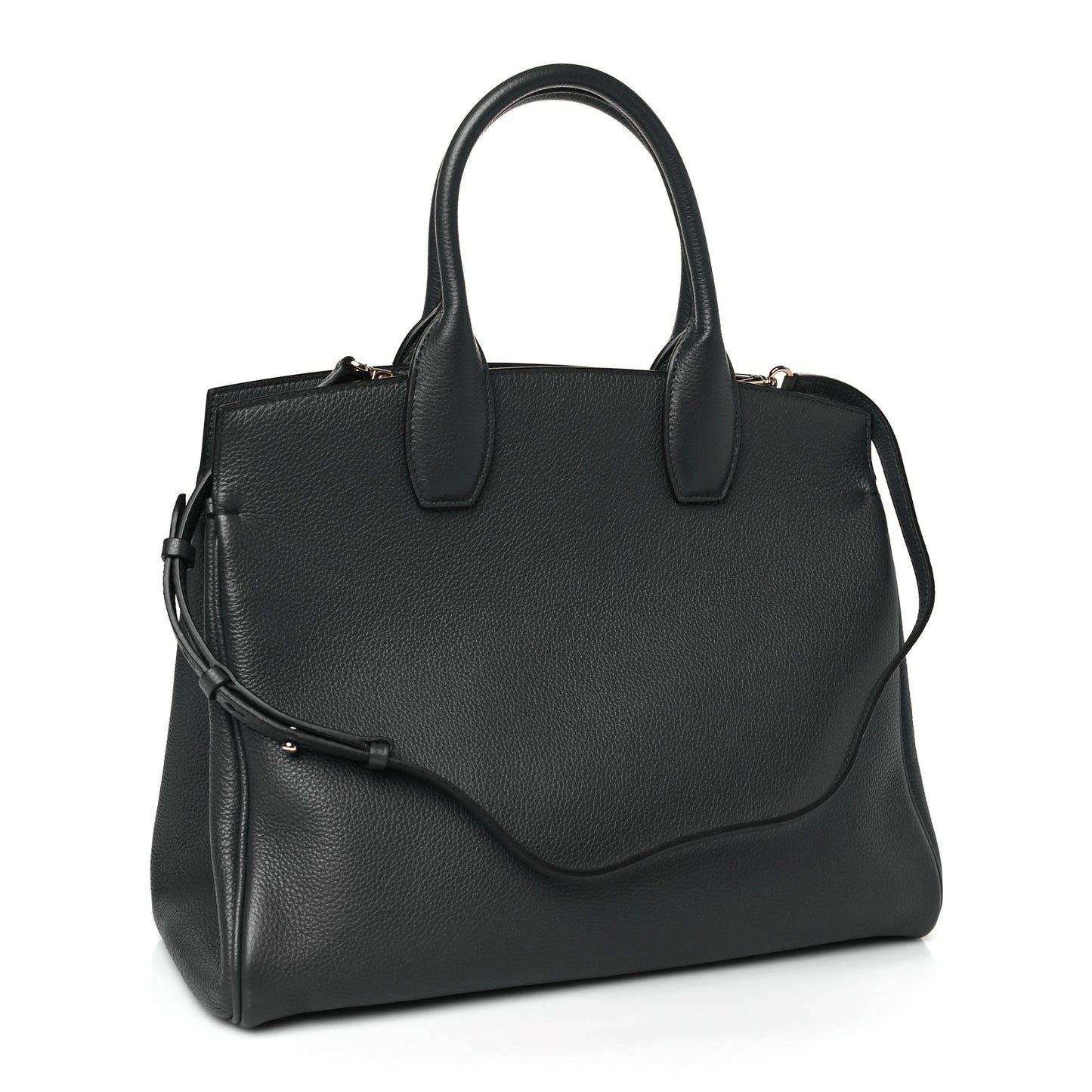 Calfskin Studio Bag Dark Grey