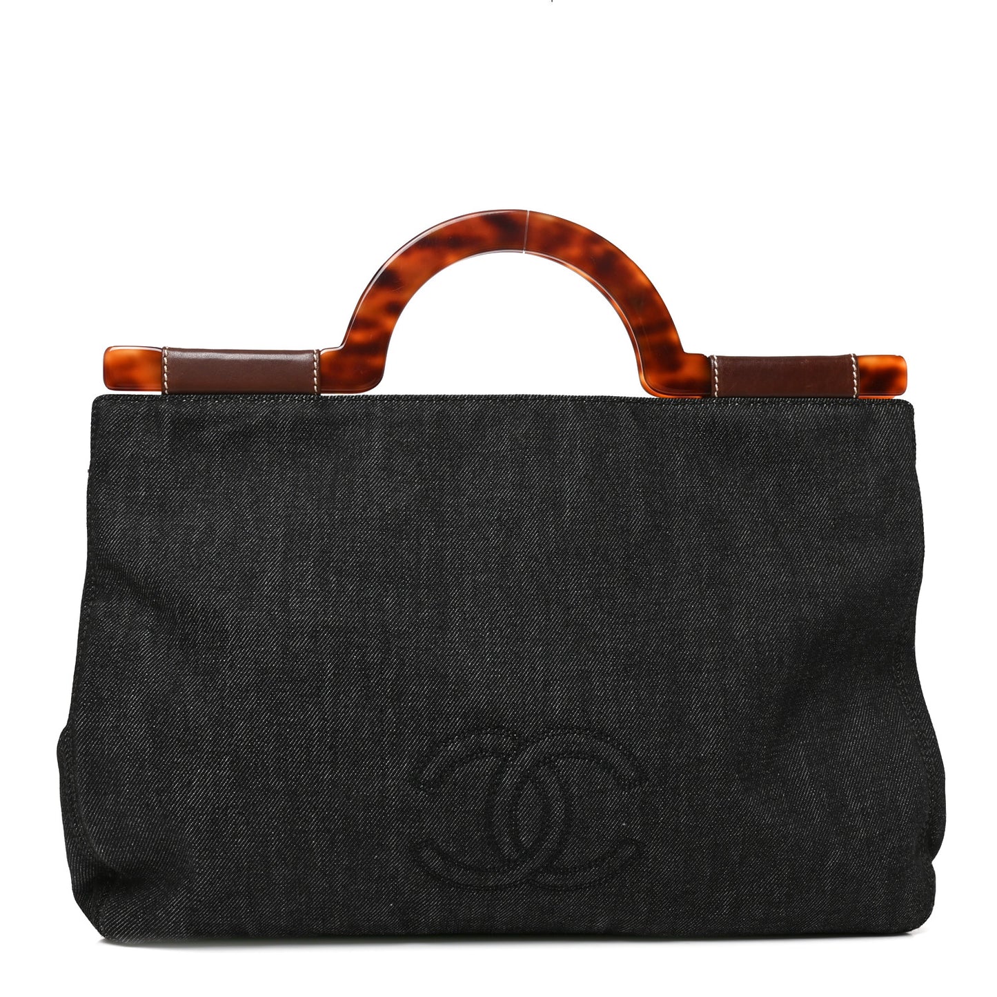 Denim Tortoise Timeless CC Tote Dark Blue