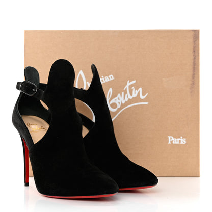 Christian Louboutin Veau Velours Canadada 100 Booties 36.5 Black 8 of 8