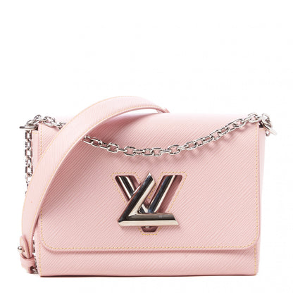 Louis Vuitton Epi Twist Shoulder Bag MM Rose Ballerine 1 of 8