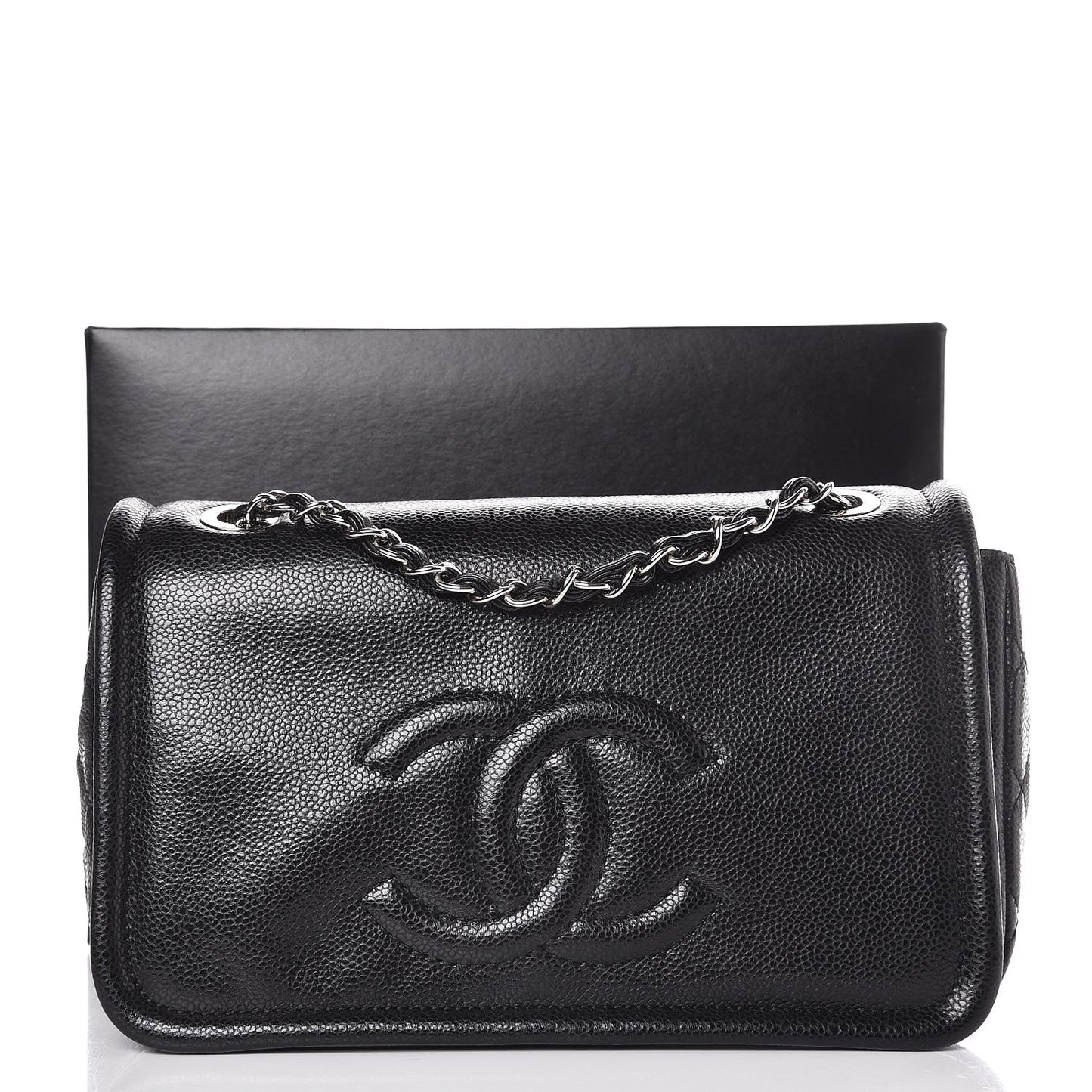 Caviar Medium Timeless CC Flap Black