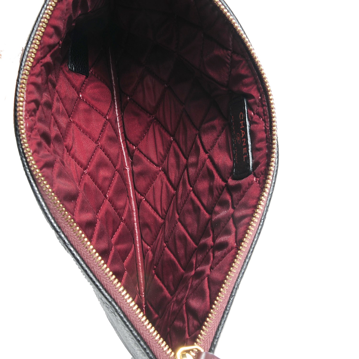 Chanel Caviar Quilted Medium Cosmetic Case Black 8 of 8
