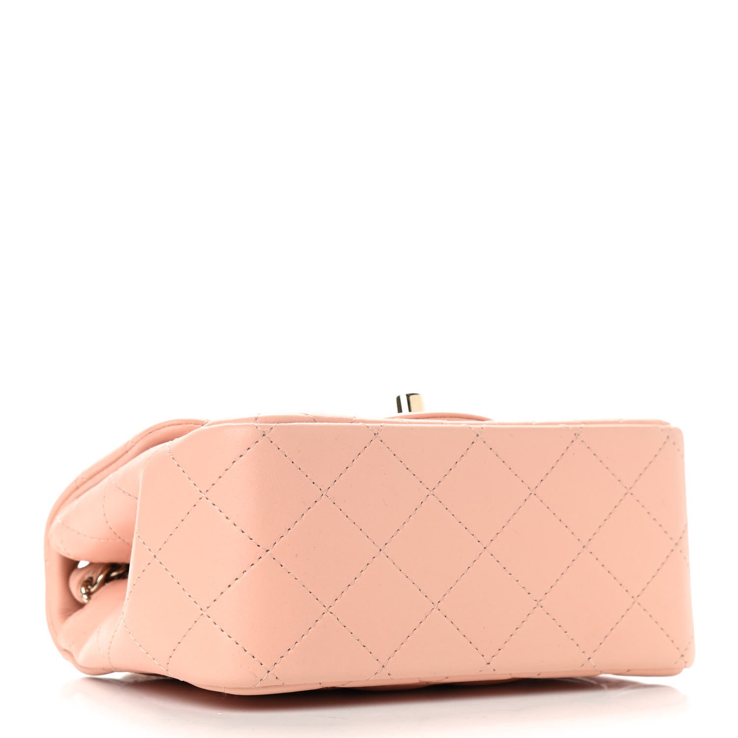 Chanel Lambskin Quilted Mini Square Flap Pink 3 of 8