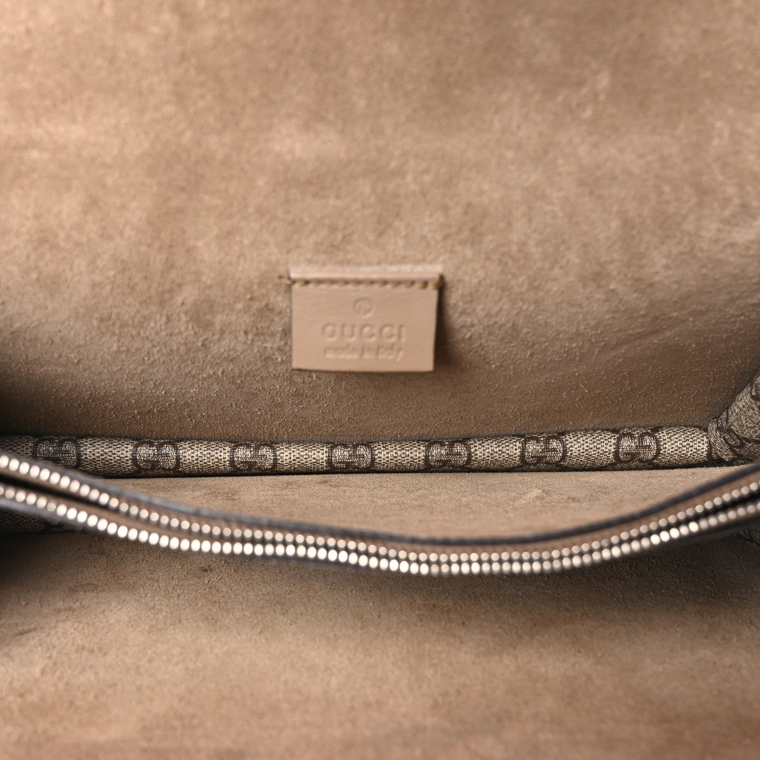 Gucci GG Supreme Monogram Small Dionysus Shoulder Bag Taupe 5 of 11