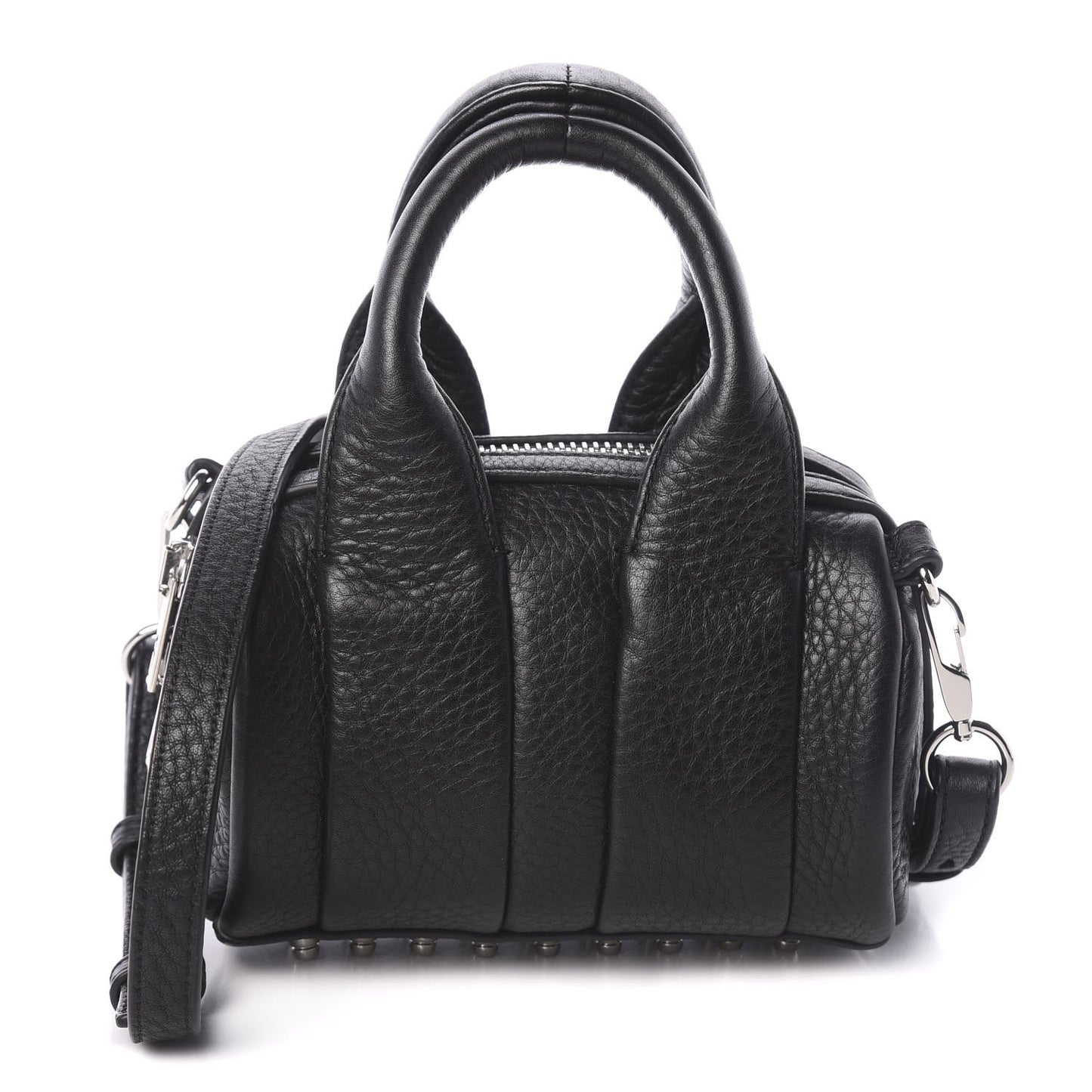 Pebbled Lambskin Baby Rockie Black Rhodium Hardware