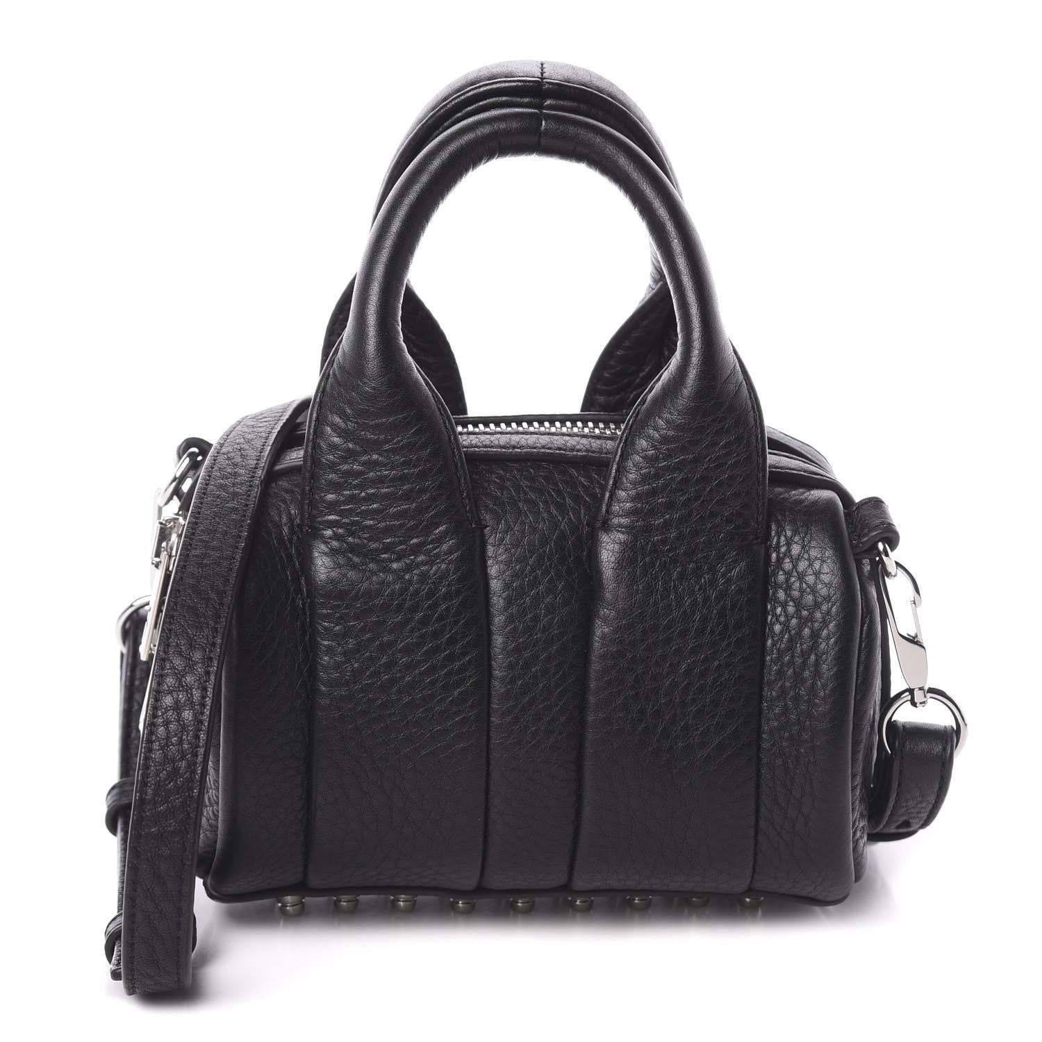 Alexander Wang Pebbled Lambskin Baby Rockie Black Rhodium Hardware 1 of 8