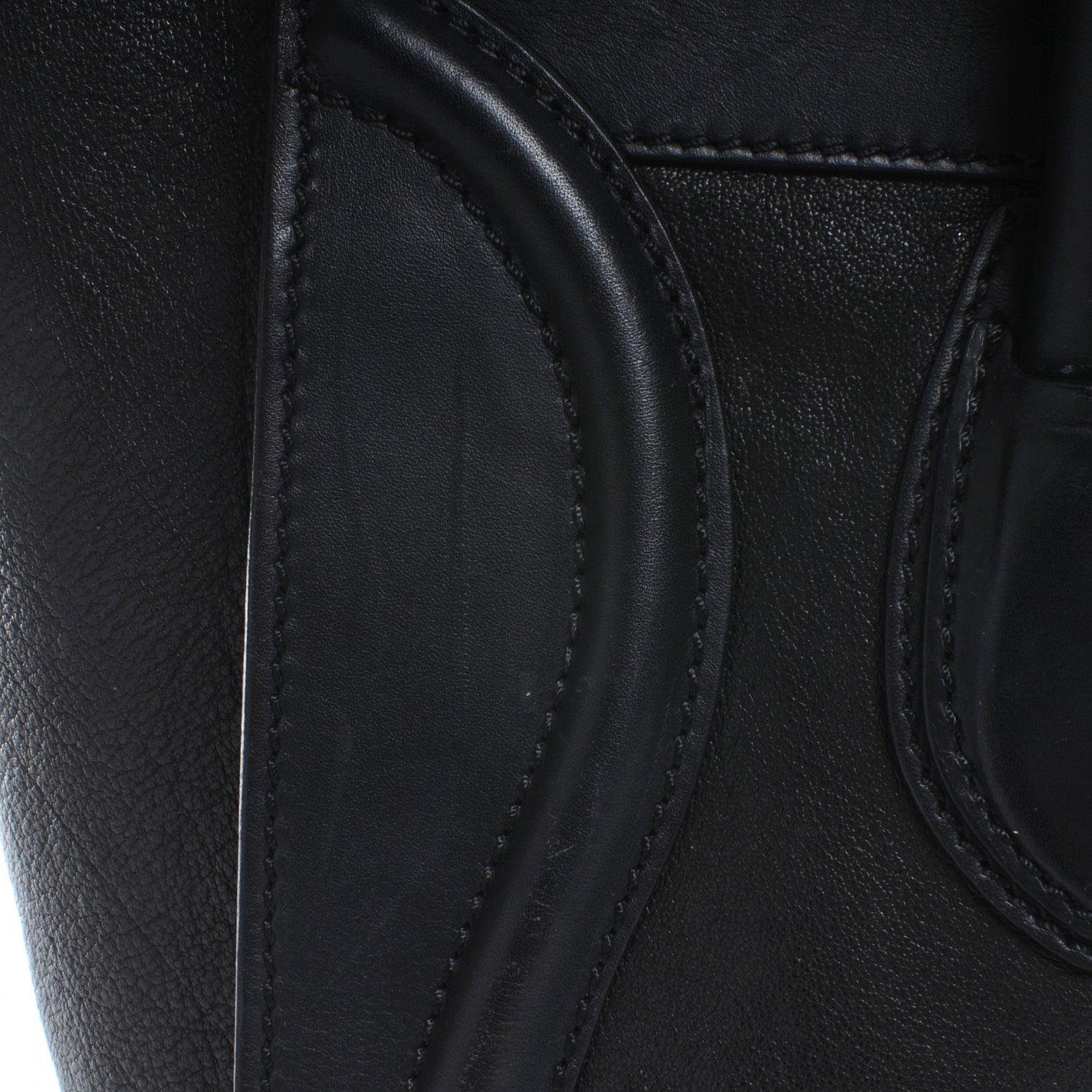 Celine Smooth Calfskin and Lambskin Mini Luggage Black 9 of 12