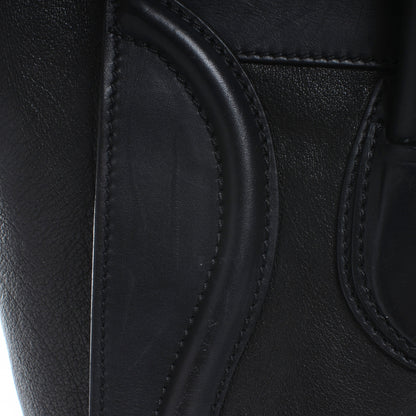 Celine Smooth Calfskin and Lambskin Mini Luggage Black 9 of 12