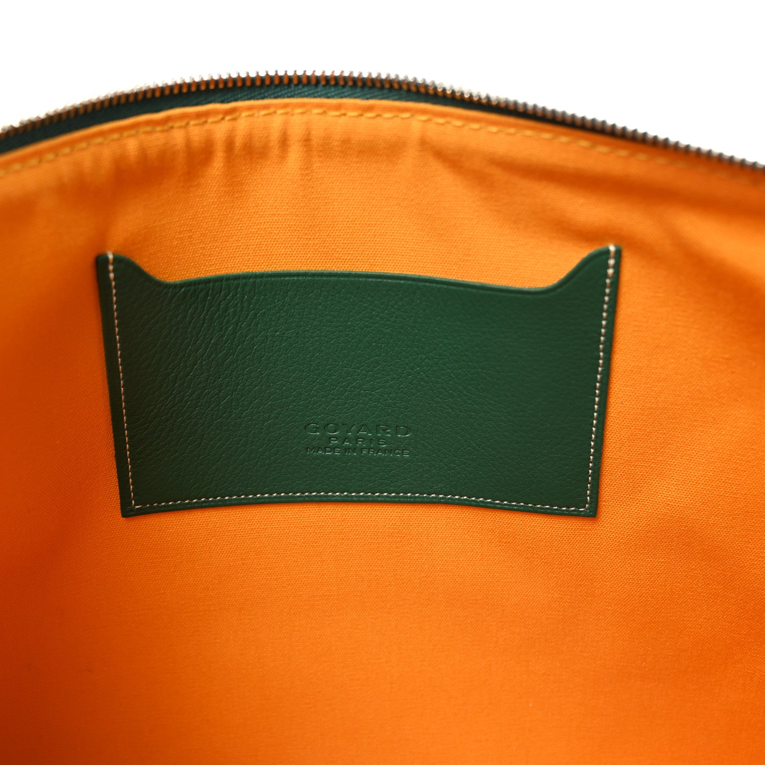 Goyard Goyardine Senat Pochette MM Green 6 of 7