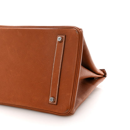 Hermes Natural Barenia Faubourg Birkin 35 Fauve 10 of 10