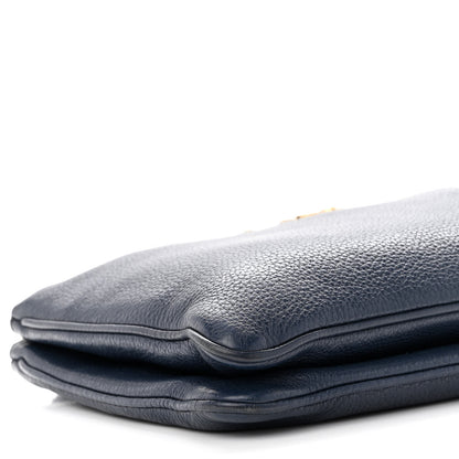 Prada Vitello Phenix Double Zip Crossbody Bag Baltico 10 of 15