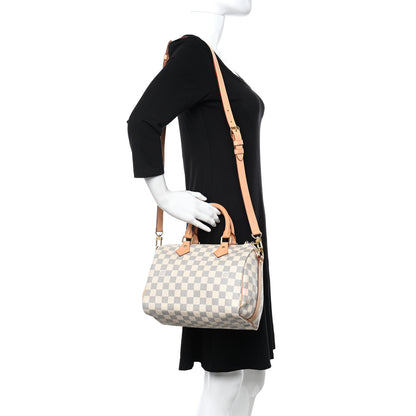 Louis Vuitton Damier Azur Speedy Bandouliere 25 3 of 27