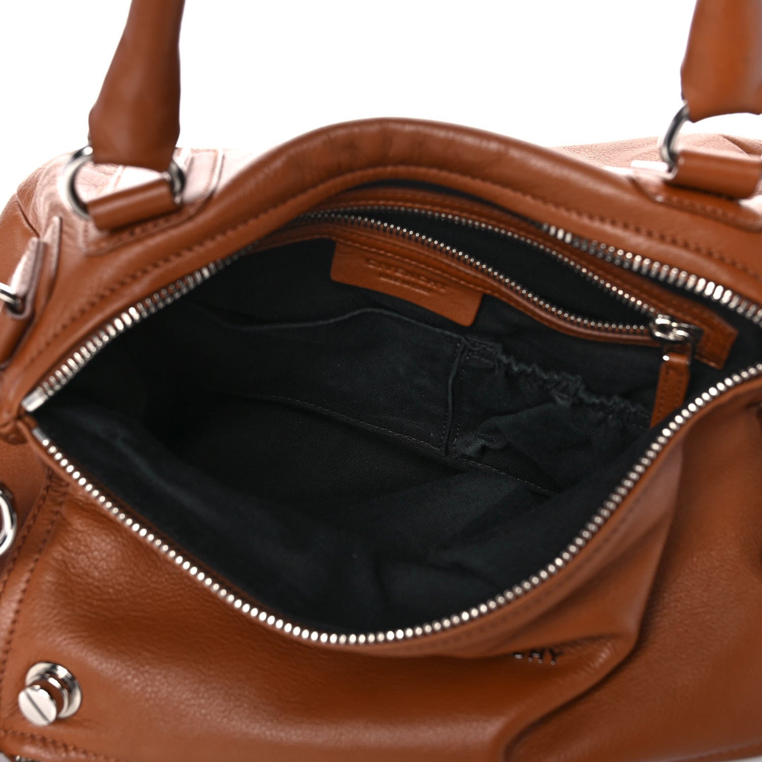 Givenchy Calfskin Medium Bolt Stud Pandora Brown 5 of 15