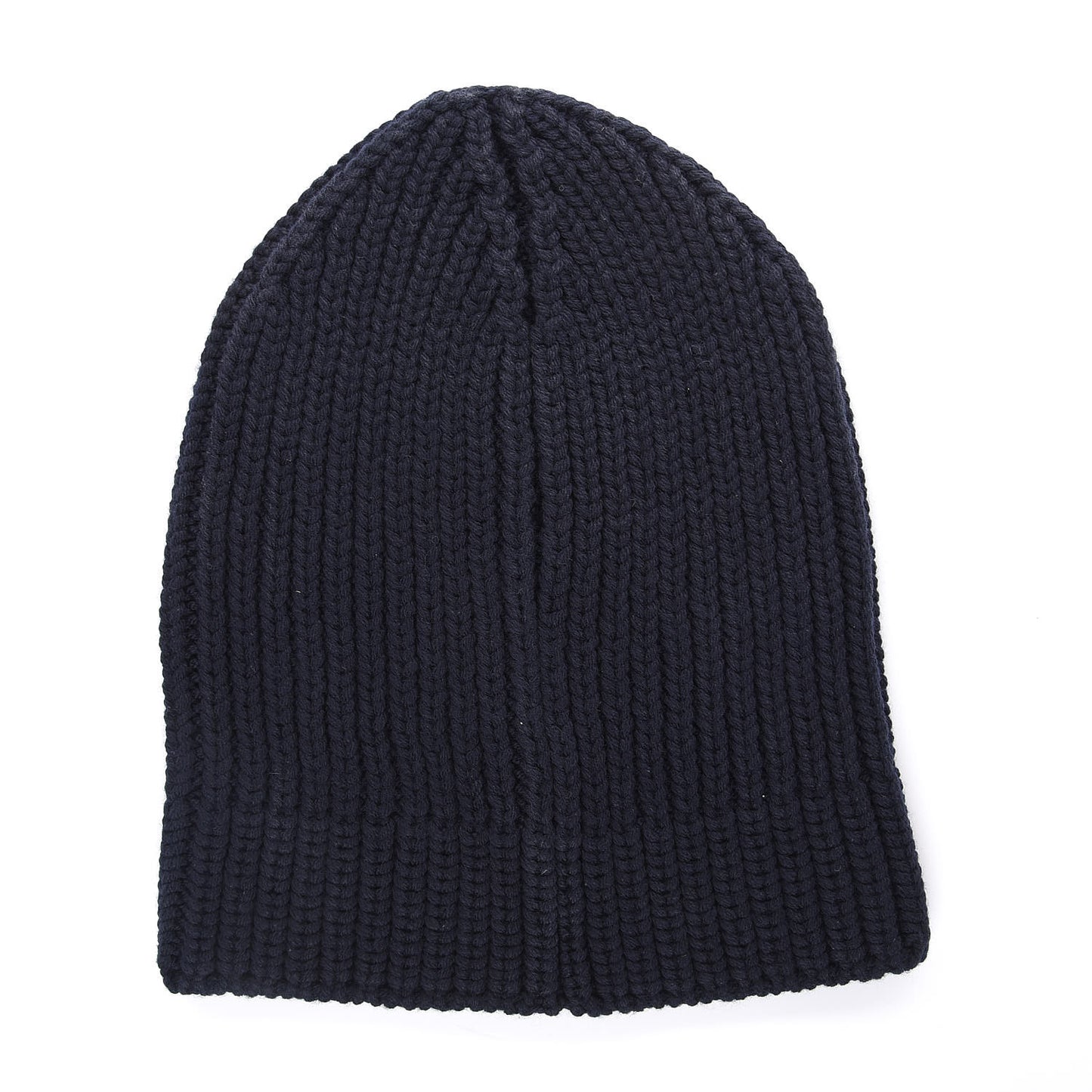 Wool Embroidered Tiger Knit Beanie Hat M Black