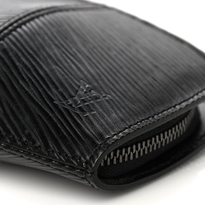 Louis Vuitton Epi Demi Lune Coin Purse Black 6 of 10
