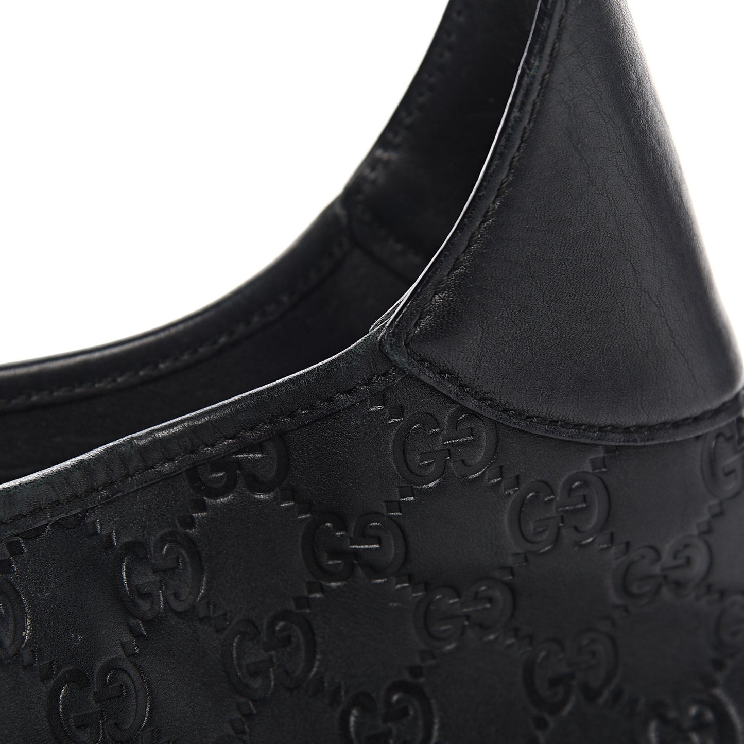 Guccissima Punch Hobo Black