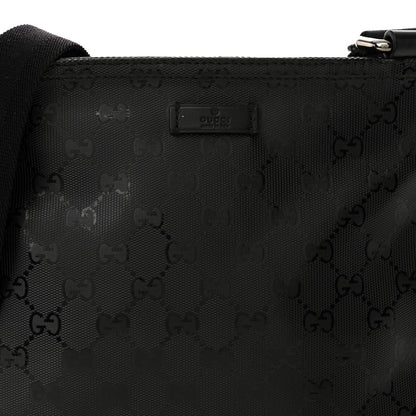 Gucci Imprime Monogram Small Flat Messenger Bag Black 8 of 13