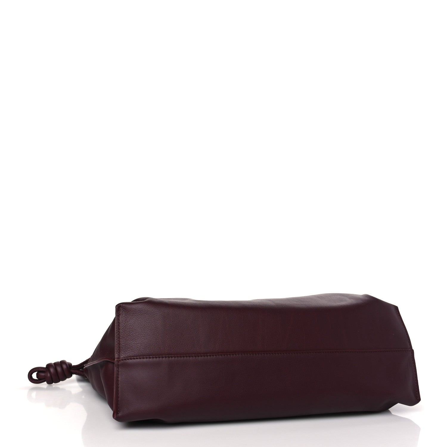 Loewe Calfskin Large Flamenco Knot Bag Dark Burgundy 4 of 10