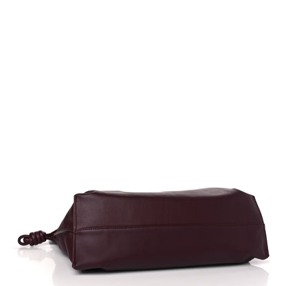 Loewe Calfskin Large Flamenco Knot Bag Dark Burgundy 4 of 10