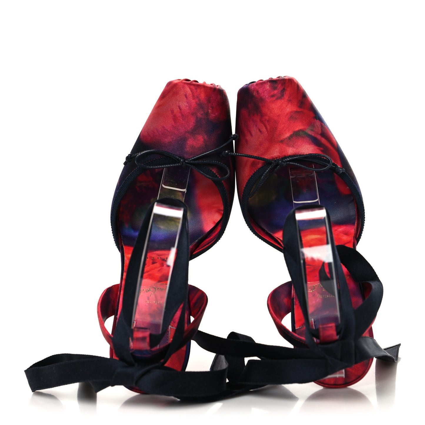Crepe Satin Roses Cassia Lace Up 160 Pumps 40 Multicolor