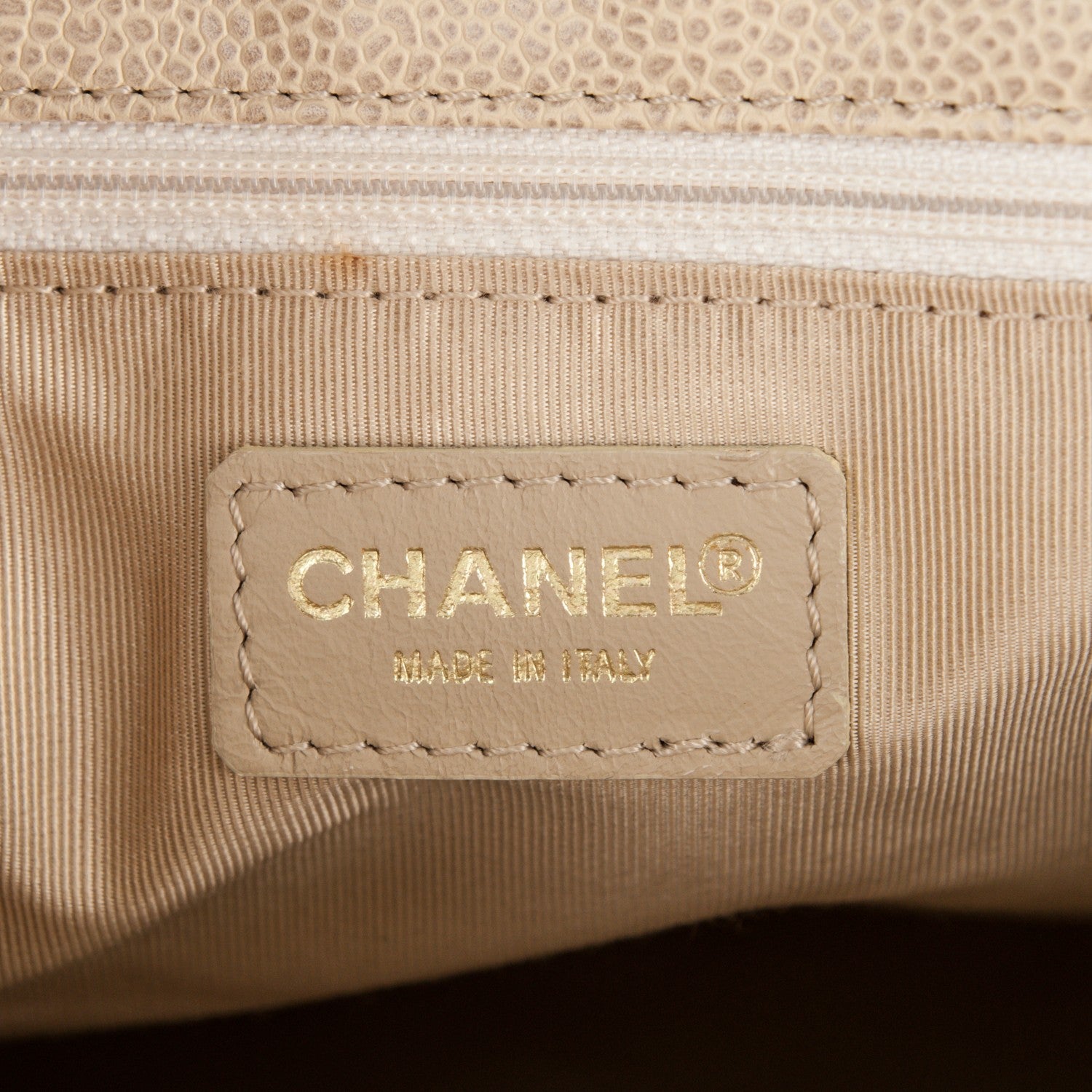 Chanel Caviar Diamond Stitched Backpack Beige Clair 6 of 7