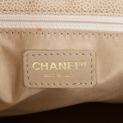 Chanel Caviar Diamond Stitched Backpack Beige Clair 6 of 7
