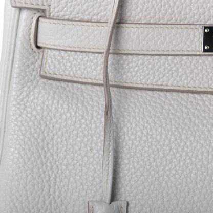 Hermes Taurillon Clemence Kelly Retourne 32 Gris Perle 12 of 13