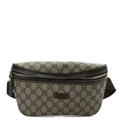 Gucci GG Supreme Monogram Belt Bag Dark Brown 1 of 9