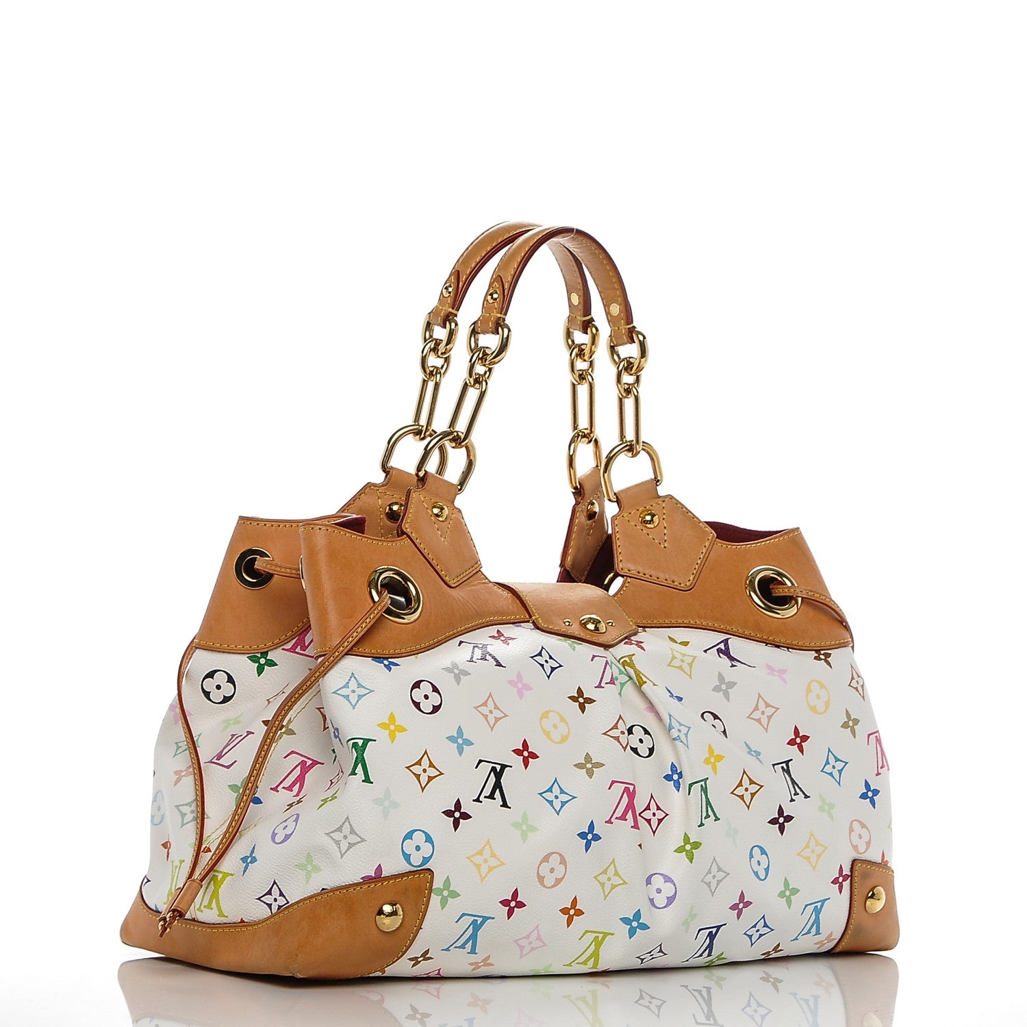 Louis Vuitton Monogram Multicolor Ursula White 3 of 7