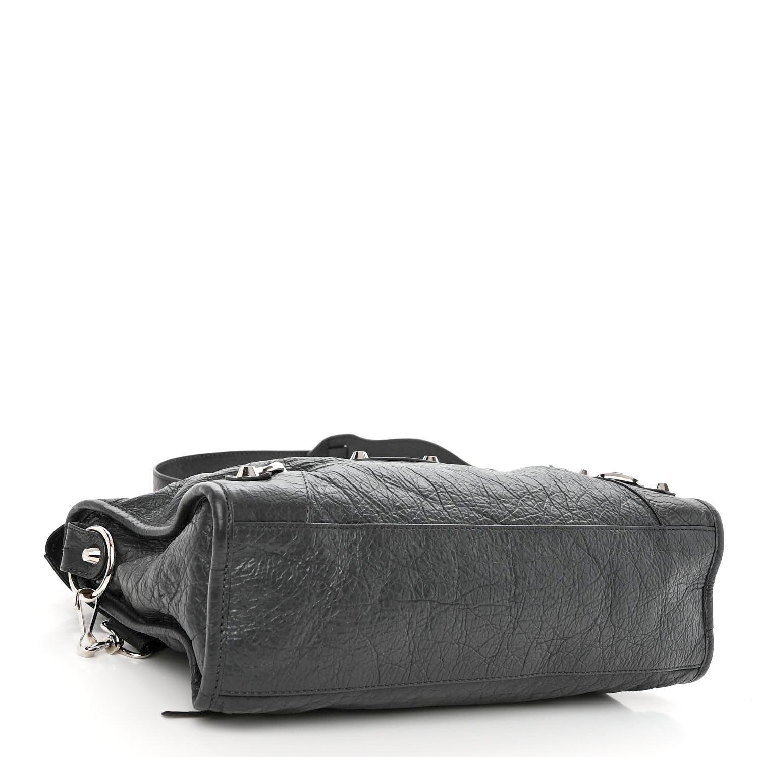 Balenciaga Agneau Classic Silver Hardware S City Graffiti Logo Strap Gris Fossile 4 of 10