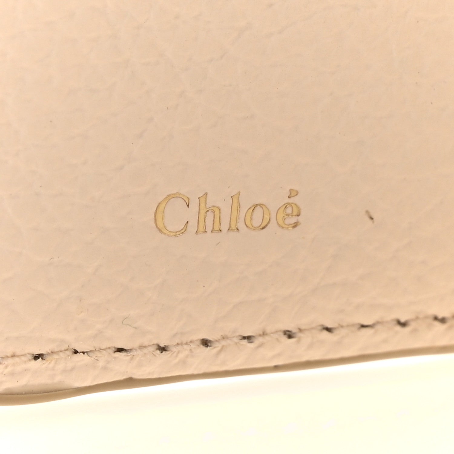 Chloe Grained Calfskin Marcie Small Compact Wallet White 6 of 8