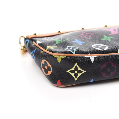 Louis Vuitton Monogram Multicolor Pochette Accessories Black 8 of 10