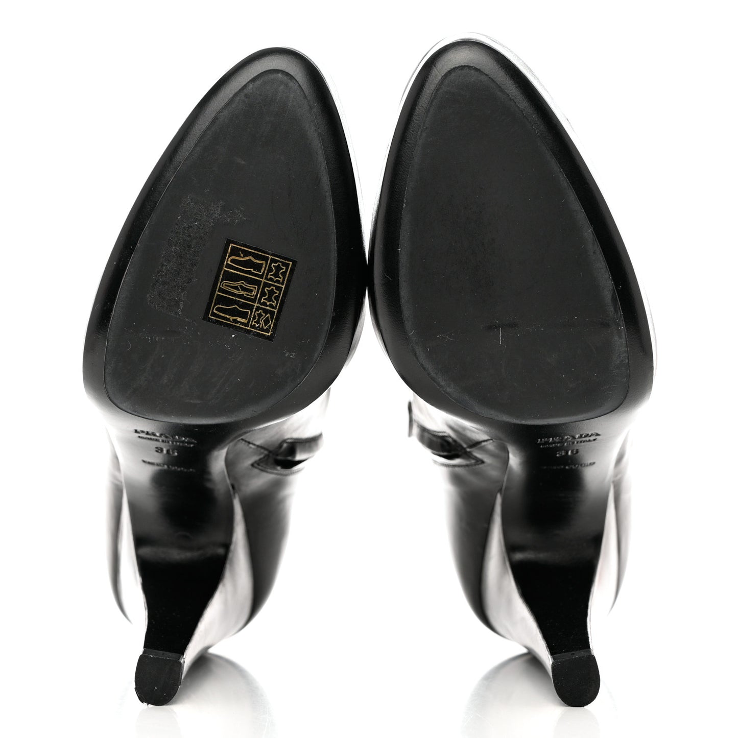 Soft Lux Calfskin Platform Ankle Boots 36 Black