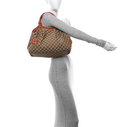 Gucci Monogram Medium Sukey Tote Orange 2 of 13