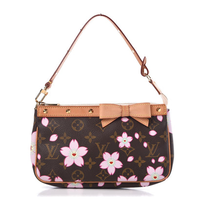 Louis Vuitton Monogram Cherry Blossom Pochette Accessories Brown 1 of 7